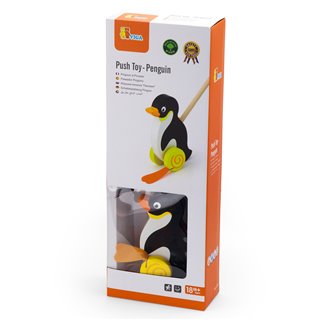 Viga Toys - Bâton à pousser - pinguin